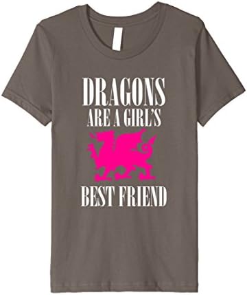 Kids Dragons are a Girl's Best Friend T-Shirt Women Kids Humor 12 Asphalt