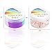 2Pcs Magic Crystal Fruit Slime+Fluffy Slime, Children's Gift Floam Slime Stress Relief Toy Soft Rubber for Kids, Students, Birthday, Party, Year Gift Arts Crafts School Supplies, Gift Box
