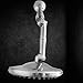 HealthyLifeStyle! Shower Head | Rainfall High Pressure 9.5” with Adjustable Extension Arm | 109 Self-Clean Jets | Chrome, White and Brushed Nickel (Chrome)