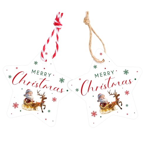 G2PLUS Christmas Star Gift Tags