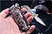 Promithi Dragon Tiger Shaped Inflatable Multi-Function Stainless Steel Folding Windproof Lighter Knife No Gas