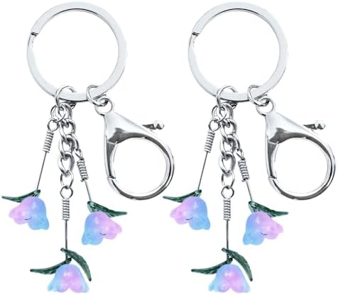 YONGYAN Cross Keychain Crystal Rhinestones Keyring Car Bag Purse