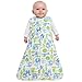 Halo Sleepsack Microfleece Wearable Blanket, Blue Jungle Tree, Medium