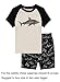 Family Feeling Shark Little Boys Shorts Set Pajamas 100% Cotton Sleepwear Toddler Kid Size 6