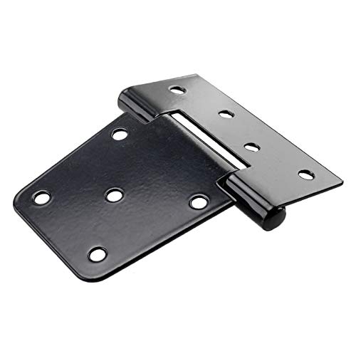 3.5inch Shed Hinges Door Hinges Square Barn Hinges Heavy Duty Gate Hinges, Black (6 Pack, Screws Included) - Image 7