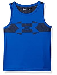 Under Armour Big Logo - Camiseta sin mangas para niño