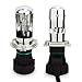 Safego 35W H4 BiXenon HID Replacement Bulbs Telescopic High Low 6000K Diamond White H4-3 Car Headlight Lamps AC12V35W-H43-6K