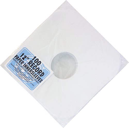 UPC 844568002942, 100 x White Heavyweight Paper Inner Sleeves for 12&quot; Vinyl Record Albums LPs #12IW (Inner sleeves)