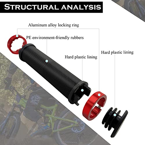 Bike Handlebars Bike Grips, Soft Foam Handlebar Grips Single Lock
