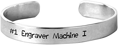 #1 Engraver Machine I - Unisex Hand-Stamped Aluminium Bracelet