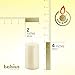 BOLSIUS Ivory Pillar Candles - 20 Pack 2x4 inch Pillar Candle Set - 20 Hours Dripless & Smokeless Clean Burning Dinner Candles - Premium Europen Quality - Palm Oil Free - 0% Animal Fat - Party Candles