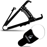 Body Fat Caliper Set, PURENJOY Mini Skin-fold Personal Body Fat Tester Set, Tape Measure Fitness Weight Loss for Men & Women