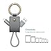 dodocool Lightning Cable with Keychain 2-in-1 Lightning to USB Cable [Apple MFi Certified] 0.51ft for iPhone 8/8 Plus/X/7/7 Plus/6s/6s Plus/6 Plus/6/5s/iPad/iPod