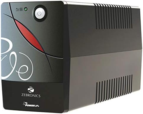 ZEBRONICS Zeb-U725 600VA UPS for Desktop/PC/Computers (not for Routers) with Automatic Voltage Regulation, Black