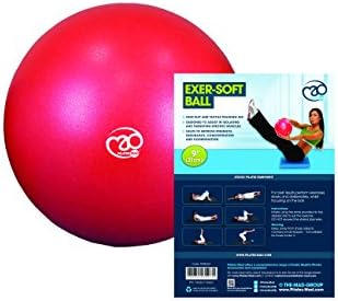 Fitness-Mad Yoga o Pilates Exersoft, Exer-Soft Ball, 9/Red, Rojo ...