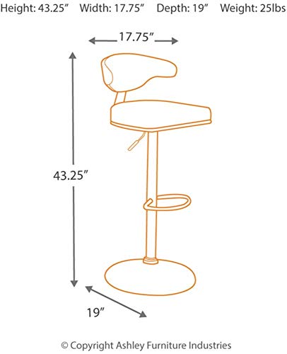 Ashley Bellatier Barstool - Image 7