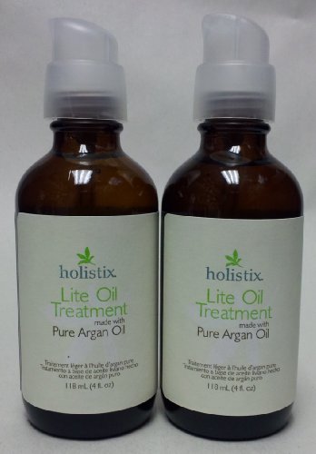 Holistix Lite Oil Treatment with Pure Argan Oil 4 Oz. Set of 2
