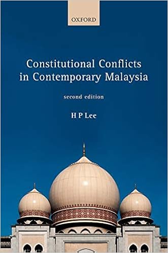 Amazon Com Constitutional Conflicts In Contemporary Malaysia 9780198755999 Lee Hp Books