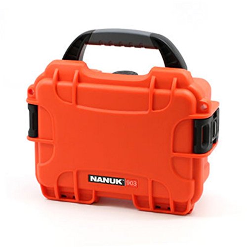Nanuk 903-1003 Hard Plastic Waterproof Case with cubed foam insert