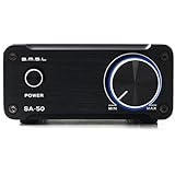 SMSL SA50 50Wx2 TDA7492 Class D  Amplifier + Power Adapter (Black)