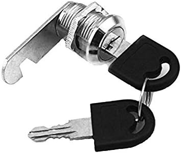 iNeith Cam Lock 4 in 1 Mailbox Cabinet Drawer Tool Box Hardware Locks with Cylinder Stainless Steel Keyed Different 16mm 20mm 25mm 30mm with 2 Keys