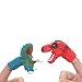 LDP FUQUAN 10 PCS Rubber Realistic Dinosaur Finger Set Role Playing Toys ,Kids Party Supplies, Kids Birthday Gifts,Suitable Toys for Kids and Adults