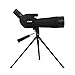ENKEEO Waterproof Spotting Scope 20-60X60AE with Tripod, 45-Degree Angled Eyepiece, Optics Zoom 41-21m (134-69ft) / 1000m - Black