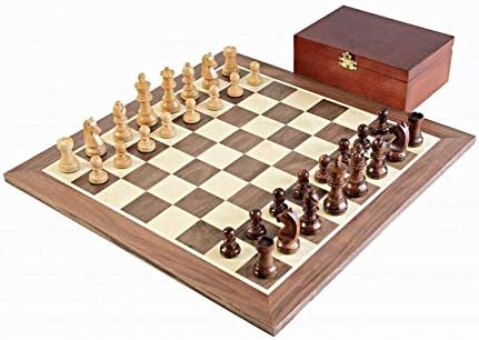 OFFICIAL STAUNTON Walnut Classic Sheesham Wooden Chess Set