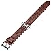 for Apple Watch Retro Leather Bands, Ezzdo Handmade Bump Genuine Leather Replacement Strap Men Women Brown Bracelet for Iwatch 38mm 42mm Series 1/2 / 3