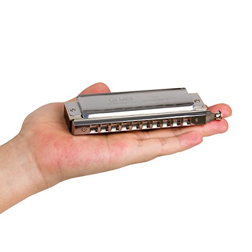 image for Chromatic Harmonica French Harp Mouth Organ Phosphor Bronze Key of C 1