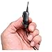 Maxtop AEH3000-M9 Walkie Talkie Two Way Radio Black Headset Earpiece Mic for Motorola D93441 DP4400EX DGP8550EX