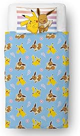 Pokémon Official Duvet Set Single Pikachu Reversible Poly-cotton Bedding view 2