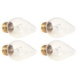 OCSParts 105083x4 Shatter Resistant 60W 120V Torpedo Shape Light Bulb (Pack of 4)
