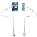 Flexible Mount Holder LINGCHEN Universal Adjustable Cell Phone Holder Tablet Bracket Flexible Long Arms Clip Clamp Mount Phone Stand for iPhone X iPhone 8 7 Plus iPad (120CM White)