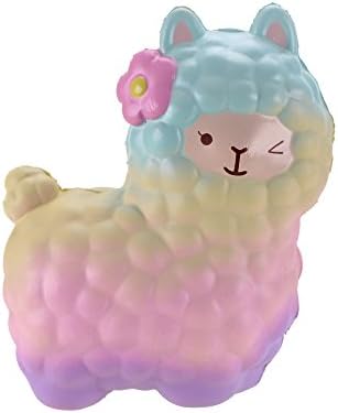 CutieLine Vlampo Slow Rising Scented Alpaca Squishy (Rainbow)
