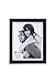 Malden 8x10 Picture Frame - Wide Real Wood Molding, Real Glass - Black
