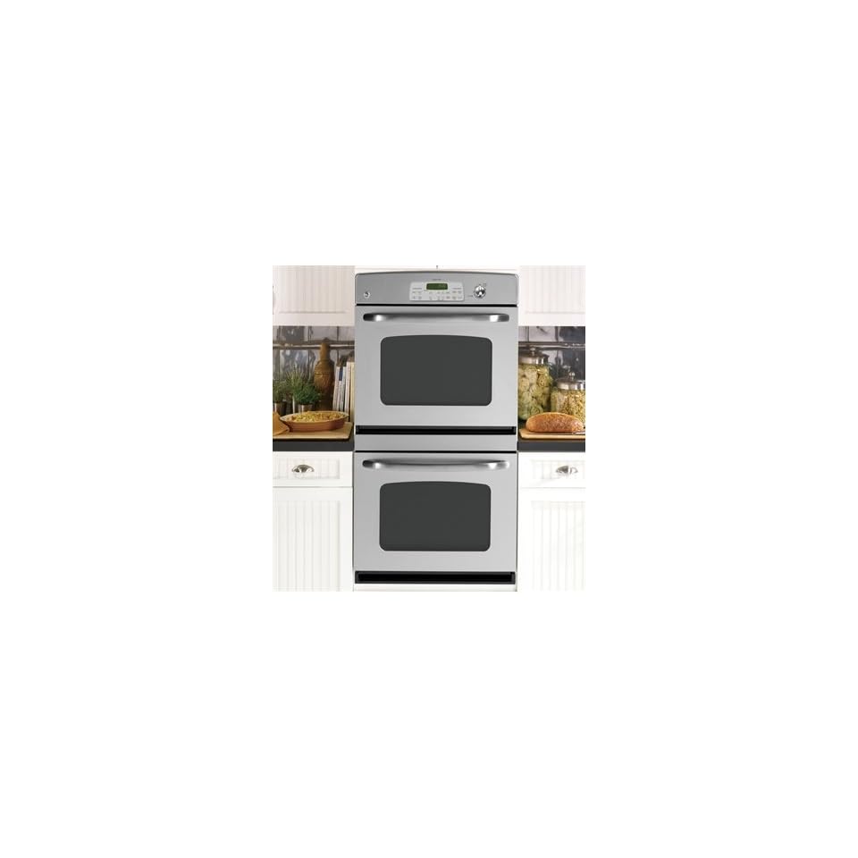 GE JTP35SPSS 4.4 cu. ft. Double Electric Wall Oven with 7 Embossed Rack