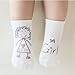 Cuca Dunna Infant Socks Baby Socks Toddler Socks for Girls and Boys,Anti Skid Socks 4 Pairs (S 0-2years, Girl)