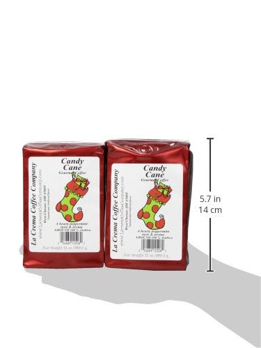 La Crema Coffee Stocking, Candy Cane, 12-Ounce Packages (Pack of 2) - Thumbnail 3