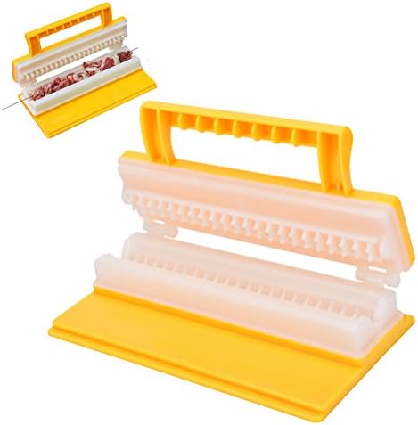 Littlepiano BBQ Meat Skewer Tool,Multifunction Quick Barbecue Kebab Meat String Device Machine Maker