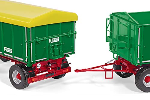 WIKING 077827 Kröger Zweiachs- Dreiseitenkipper HKD 302, Modell, 1:32, Metall/Kunststoff, Ab 14 Jahre, Viele Funktionen… – Bild 5