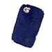 Veatool iphone 6 Case, [Plush Series] and Stylish Rex Rabbit Fur [Cute] for Cover iPhone 6s - Blue