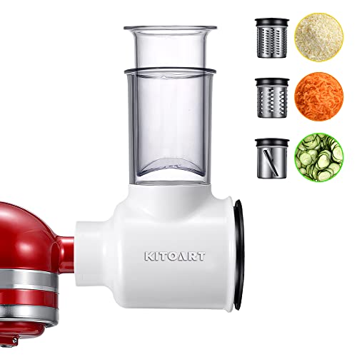 Slicer Shredder Attachment for KitchenAid Mixer, Cheese Grater