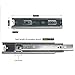 Drawer Slides, URBEST 8 inch Full Extension 3 Section Ball Bearing Side Mounted Drawer Slider for Cabinet Kitchen, 2Pcs (2Pcs 8 inch)