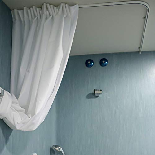 Datttcc Alloy Plastic Windows and Balcony Curtain Track Soft Curved Track Rail Slide Rail Accessories (3 Meters)