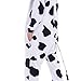 Spooktacular Creations Cow Pajama, Plush Cow Costume One Piece Cow Outfit Hooded, Pink Cow Halloween Costume Sleepwear for Halloween Cosplay Animal Themed Parties(Large)