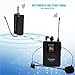GEARDON UHF Lavalier Lapel Microphone, Wireless Headset Mic with Bodypack Transmitter and Mini Rechargeable Receiver for Teaching/Public Speaking/Church