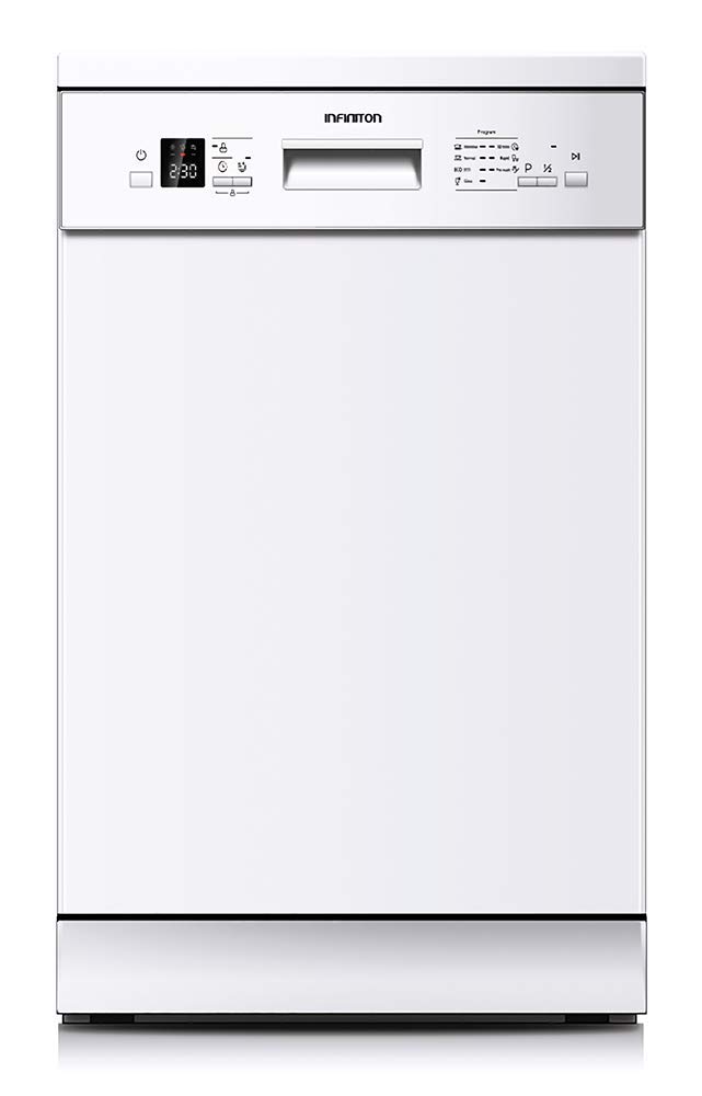 LAVAVAJILLAS-ESTRECHO-DIW-4510W-INFINITON-A-Display-LED-Ancho-45cm-Control-Electronico-Independiente-BLANCO