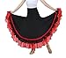 CISMRAK Ballroom Dancing waltz Dance Salsa Tango Swing Skirt For Women ,Red2,One Size