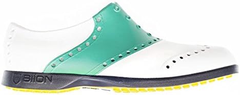 BIION Saddles Spikeless Golf Shoes 2016 White/Mint Medium Mens 12
